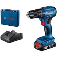 Аккумуляторная ударная дрель-шуруповерт BOSCH GSB185-Li (BL-Motor,18В,1*2.0Ач,50Нм,кейс)/06019K3101 **