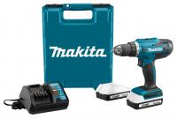 Аккумуляторная дрель шуруповерт MAKITA DF488D004 (18B,2*2.0Ач/G-тип,42Нм,кейс)