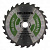 Диск пильный Hilberg Industrial Дерево тонкий рез 250*32/30*24Т HWT253