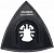 Держатель шлифовальных листов Hilberg Delta 93 mm HR0393
